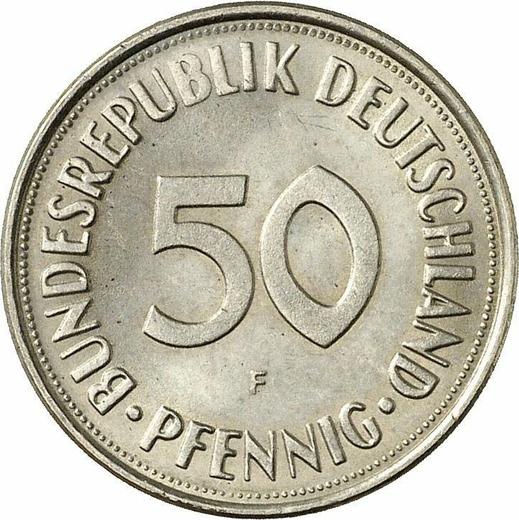 Anverso 50 Pfennige 1973 F - valor de la moneda  - Alemania, RFA