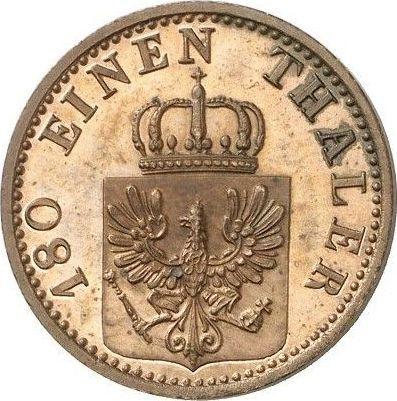 Аверс монеты - 2 пфеннига 1868 года A - цена  монеты - Пруссия, Вильгельм I