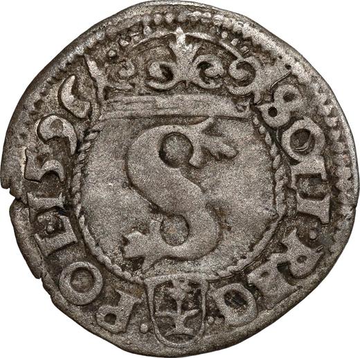 Аверс монеты - Шеляг 1596 года IF "Всховский монетный двор" - цена серебряной монеты - Польша, Сигизмунд III Ваза