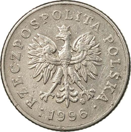 Awers monety - 20 groszy 1996 MW - cena  monety - Polska, III RP po denominacji