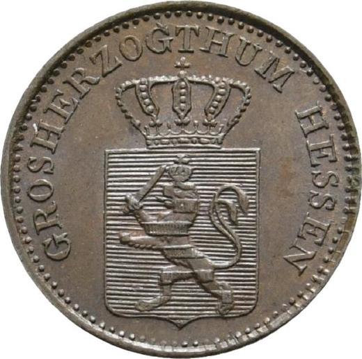 Awers monety - 1 fenig 1859 - cena  monety - Hesja-Darmstadt, Ludwik III