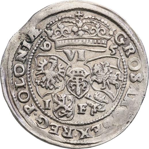 Reverso Szostak (6 groszy) 1595 IF "Tipo 1595-1596" - valor de la moneda de plata - Polonia, Segismundo III