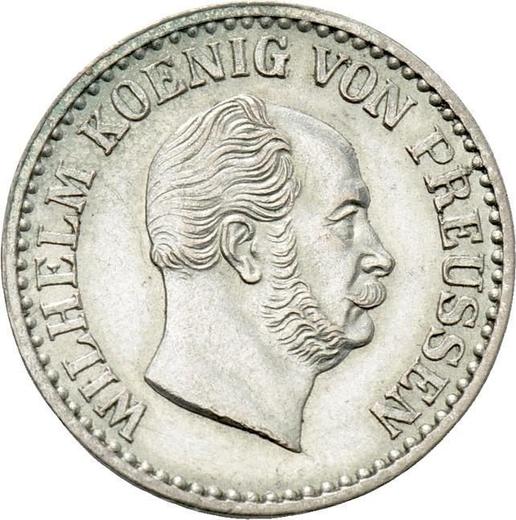 Awers monety - 1 silbergroschen 1862 A - cena srebrnej monety - Prusy, Wilhelm I