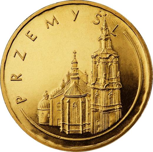 Reverso 2 eslotis 2007 MW UW "Przemyśl" - valor de la moneda  - Polonia, República moderna