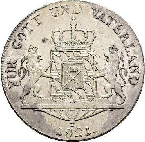 Rewers monety - Talar 1821 "Typ 1807-1825" - cena srebrnej monety - Bawaria, Maksymilian I