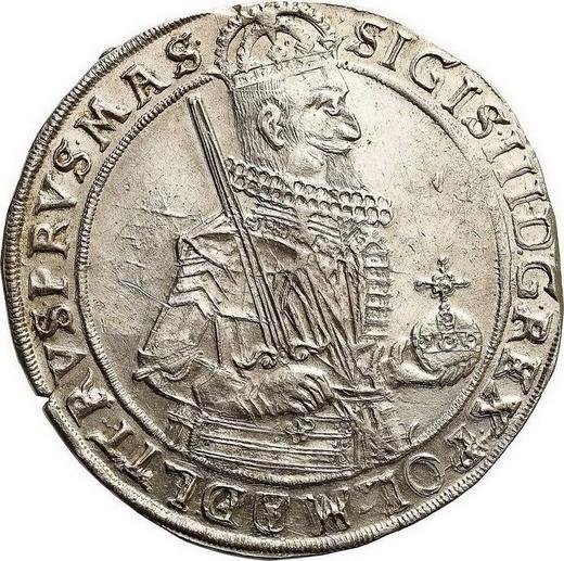 Аверс монеты - Талер 1632 года II "Тип 1630-1632" - цена серебряной монеты - Польша, Сигизмунд III Ваза