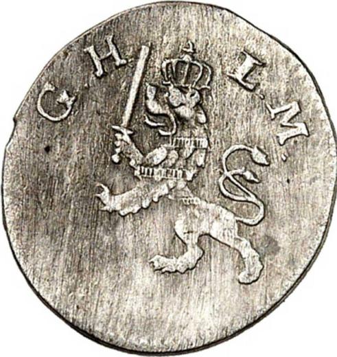 Аверс монеты - 1 крейцер 1808 года G.H. L.M. - цена серебряной монеты - Гессен-Дармштадт, Людвиг I