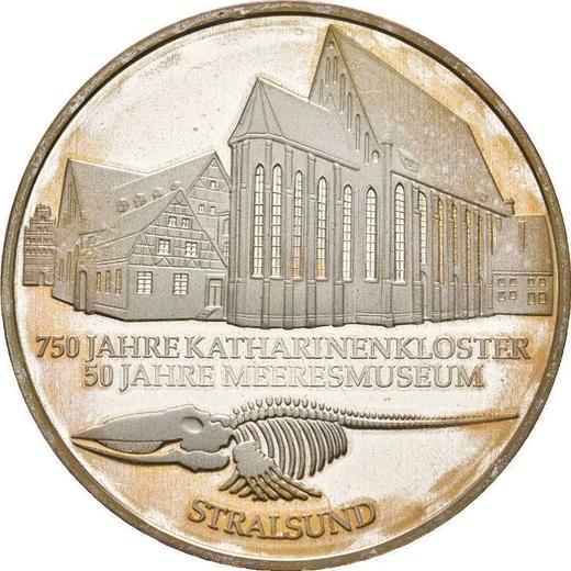 Аверс монеты - 10 марок 2001 года J "Монастырь Святой Екатерины" - цена серебряной монеты - Германия, ФРГ