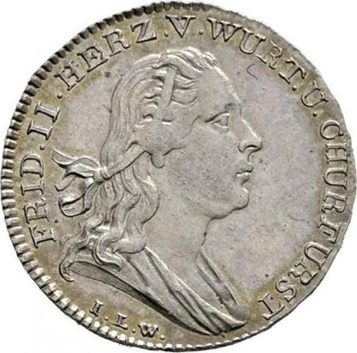 Awers monety - Dukat 1804 I.L.W. "Wizyta królowej mennicy" Srebro - cena srebrnej monety - Wirtembergia, Fryderyk I