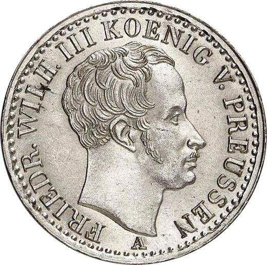 Аверс монеты - 1/6 талера 1826 года A - цена серебряной монеты - Пруссия, Фридрих Вильгельм III