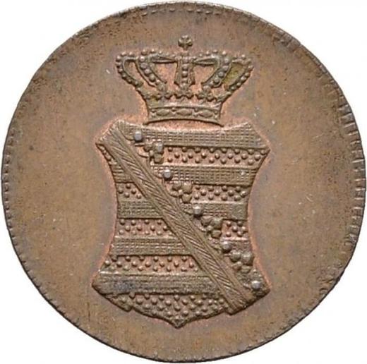 Аверс монеты - 3 пфеннига 1832 года S - цена  монеты - Саксония, Антон
