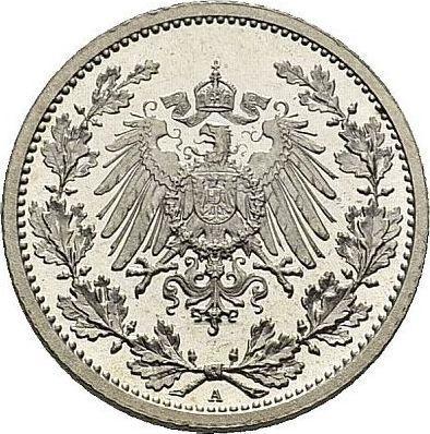 Rewers monety - 1/2 marki 1907 A "Typ 1905-1919" - cena srebrnej monety - Niemcy, Cesarstwo Niemieckie