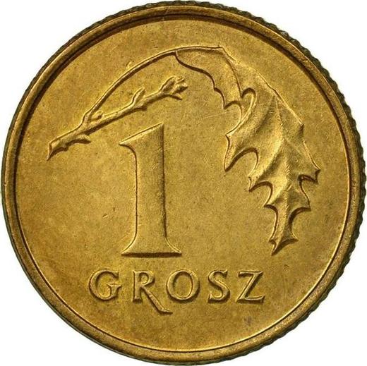 Reverse 1 Grosz 1993 MW -  Coin Value - Poland, III Republic after denomination