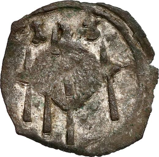 Реверс монеты - Денарий 1613 года "Тип 1612-1615" - цена серебряной монеты - Польша, Сигизмунд III Ваза