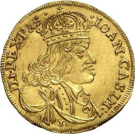 Аверс монеты - 2 дуката 1656 года IT IC - цена золотой монеты - Польша, Ян II Казимир