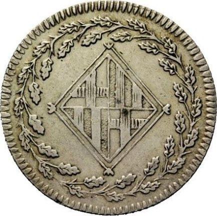 Awers monety - 1 peseta 1814 - cena srebrnej monety - Hiszpania, Józef Bonaparte
