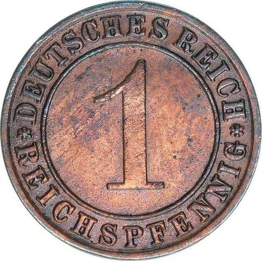 Awers monety - 1 reichspfennig 1931 F - cena  monety - Niemcy, Republika Weimarska