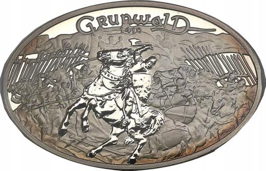 Reverse 10 Zlotych 2010 MW RK "Battle of Grunwald" - Silver Coin Value - Poland, III Republic after denomination