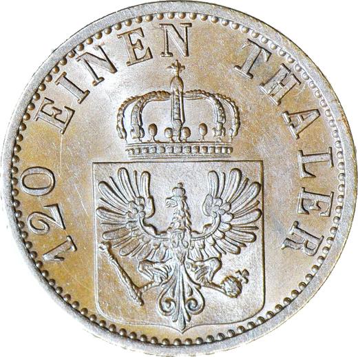 Аверс монеты - 3 пфеннига 1873 года C - цена  монеты - Пруссия, Вильгельм I