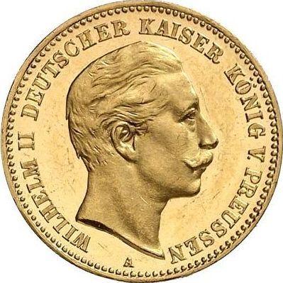 Anverso 10 marcos 1897 A "Prusia" - valor de la moneda de oro - Alemania, Imperio alemán