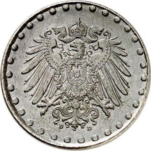 Reverso 10 Pfennige 1922 D "Tipo 1916-1922" - valor de la moneda  - Alemania, Imperio alemán