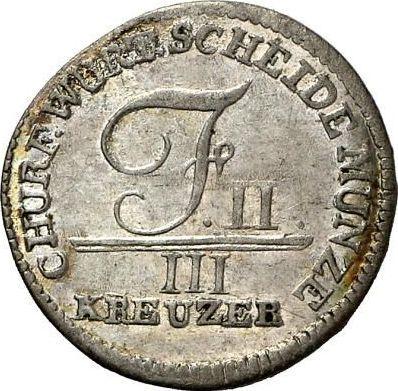 Anverso 3 kreuzers 1804 - valor de la moneda de plata - Wurtemberg, Federico I