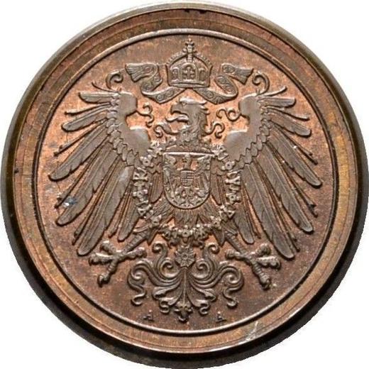 Reverso 1 Pfennig 1901 A "Tipo 1890-1916" - valor de la moneda  - Alemania, Imperio alemán