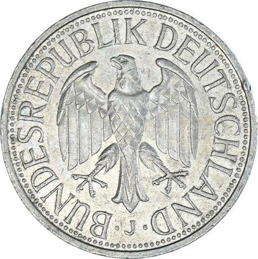 Реверс монеты - 1 марка 1981 года J - цена  монеты - Германия, ФРГ