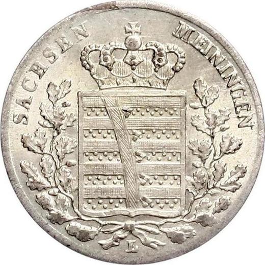 Anverso 3 kreuzers 1832 L - valor de la moneda de plata - Sajonia-Meiningen, Bernardo II