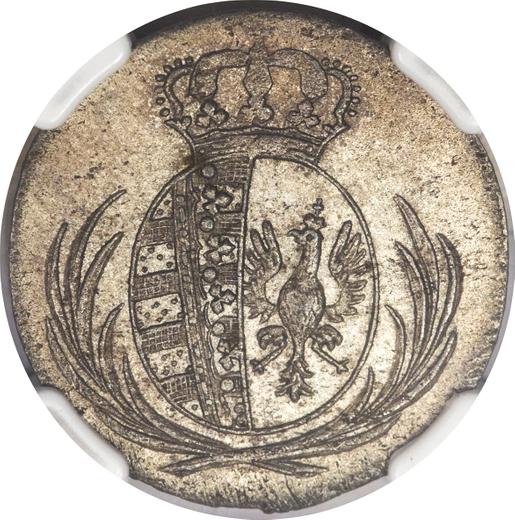 Аверс монеты - 10 грошей 1810 года IS - цена серебряной монеты - Польша, Варшавское герцогство