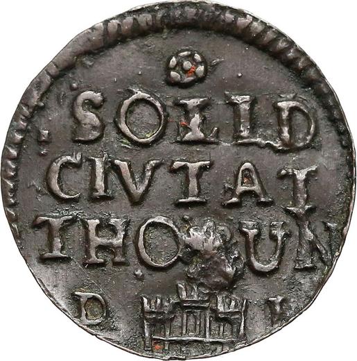 Реверс монеты - Шеляг 1763 года DB "Торуньский" - цена  монеты - Польша, Август III