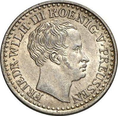 Awers monety - 1 silbergroschen 1826 D - cena srebrnej monety - Prusy, Fryderyk Wilhelm III