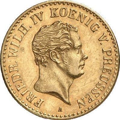 Anverso Medio Frederick D'or 1846 A - valor de la moneda de oro - Prusia, Federico Guillermo IV