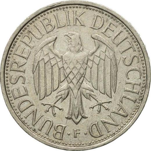 Реверс монеты - 1 марка 1983 года F - цена  монеты - Германия, ФРГ