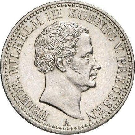 Аверс монеты - Талер 1837 года A "Горный" - цена серебряной монеты - Пруссия, Фридрих Вильгельм III