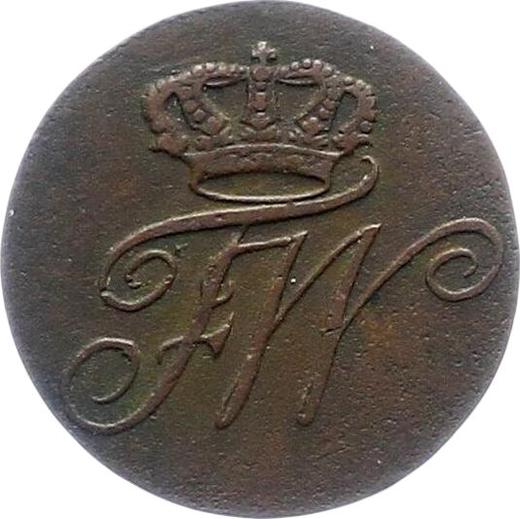 Anverso 1 Pfennig 1799 A "Tipo 1799-1806" - valor de la moneda  - Prusia, Federico Guillermo III