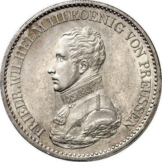 Аверс монеты - Талер 1820 года D - цена серебряной монеты - Пруссия, Фридрих Вильгельм III