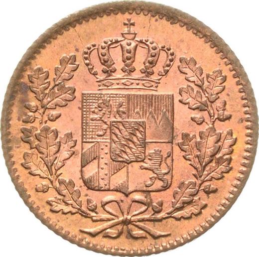 Obverse 1 Pfennig 1839 -  Coin Value - Bavaria, Ludwig I