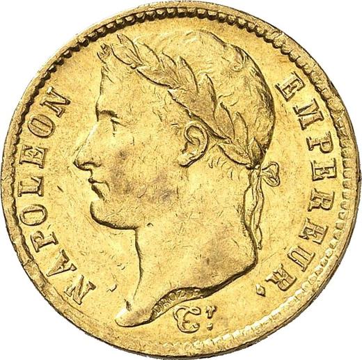 Аверс монеты - 20 франков 1811 года H "Тип 1809-1815" Ля-Рошель - цена золотой монеты - Франция, Наполеон I