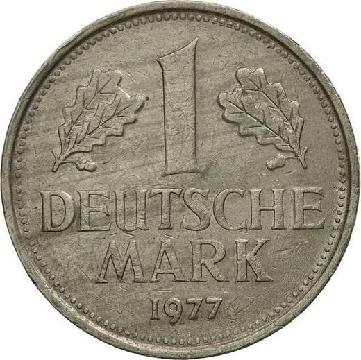 Obverse 1 Mark 1977 G -  Coin Value - Germany, FRG