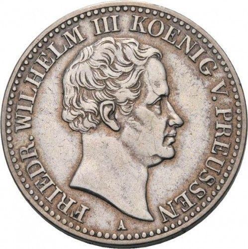 Anverso Tálero 1830 A "Minero" - valor de la moneda de plata - Prusia, Federico Guillermo III