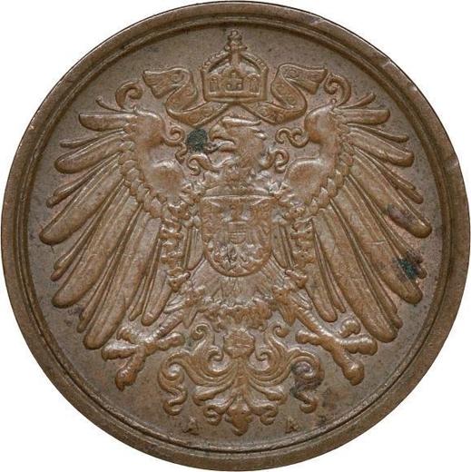 Реверс монеты - 1 пфенниг 1899 года A "Тип 1890-1916" - цена  монеты - Германия, Германская Империя