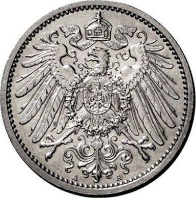 Reverso 1 marco 1892 A "Tipo 1891-1916" - valor de la moneda de plata - Alemania, Imperio alemán