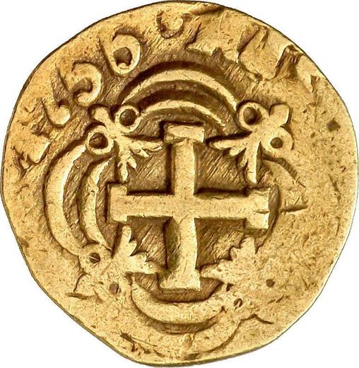 Reverso 2 escudos 1756 S "Tipo 1747-1756" - valor de la moneda de oro - Colombia, Fernando VI