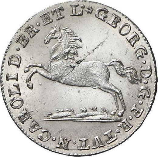 Аверс монеты - 1/12 талера 1816 года FR - цена серебряной монеты - Брауншвейг-Вольфенбюттель, Карл II