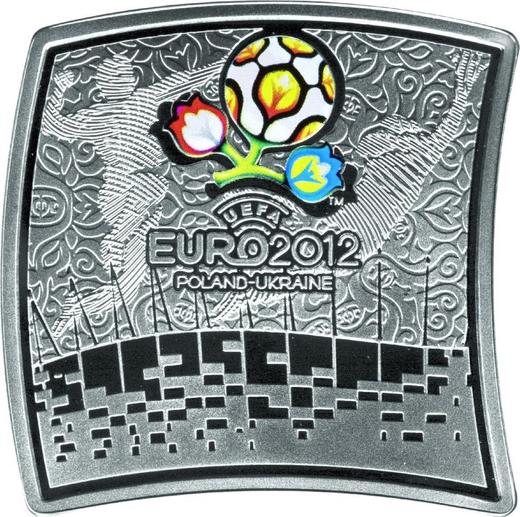 Reverse 20 Zlotych 2012 MW "UEFA European Football Championship" - Silver Coin Value - Poland, III Republic after denomination