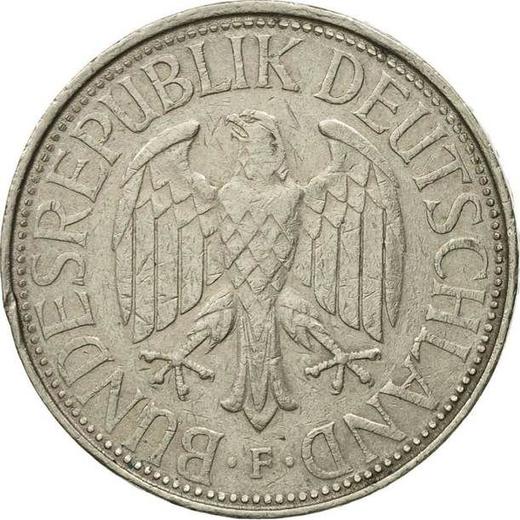 Rewers monety - 1 marka 1976 F - cena  monety - Niemcy, RFN
