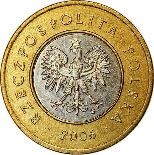 Awers monety - 2 złote 2006 MW - cena  monety - Polska, III RP po denominacji