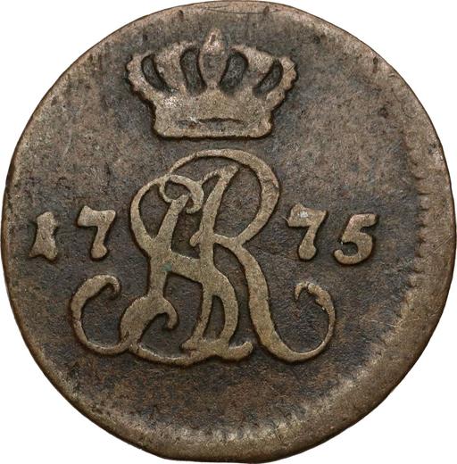 Anverso Medio grosz 1775 EB - valor de la moneda  - Polonia, Estanislao II Poniatowski