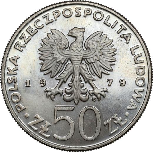 Obverse Pattern 50 Zlotych 1979 MW "Mieszko I" Copper-Nickel -  Coin Value - Poland, Peoples Republic